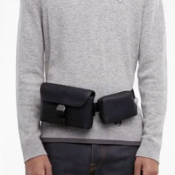 COACH RIDER DOUBLE BELT BAG IN COLORBLOCK SIGNATURE CANVAS - Picture 3 of 6